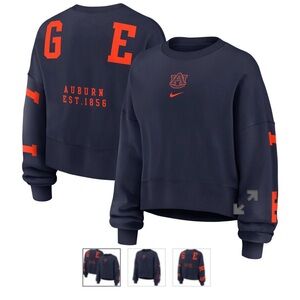 Auburn Tigers Women's Boxy Phoenix Crewneck Sweatshirt